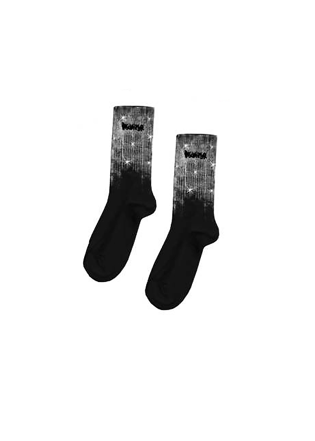 Шкарпетки, (сріблясте напилення), Чорний, DISCLAIMER Італія, 26OZ