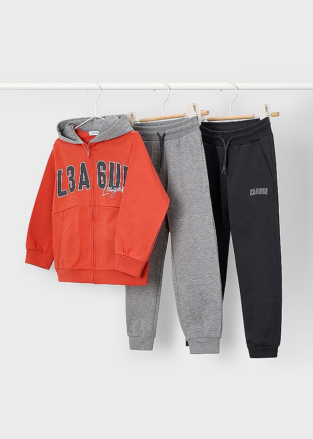 Комплект, утеплений Кофта + штани 2 шт., Помаранчевий, Mayoral Іспанія, 26OZ