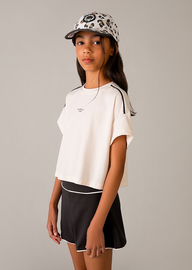 Комплект, Футболка + шорти, Бежевий, Mayoral Іспанія, 26VL