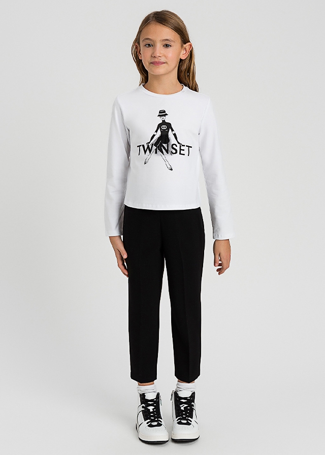 Штани, Чорний, TWINSET Італія, 25OZ