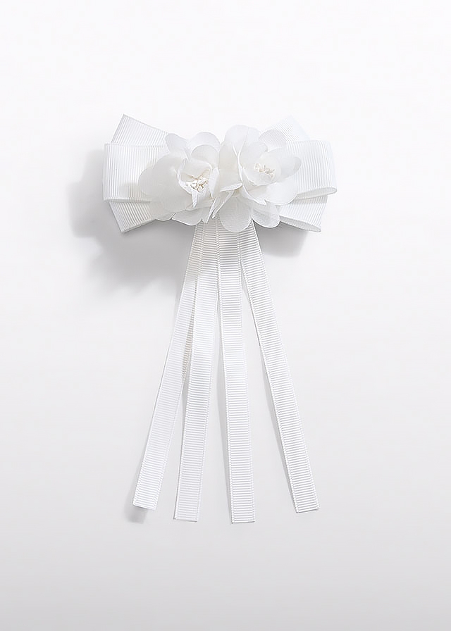 Заколка для волосся, Білий, AbelLula Іспанія, 25VL