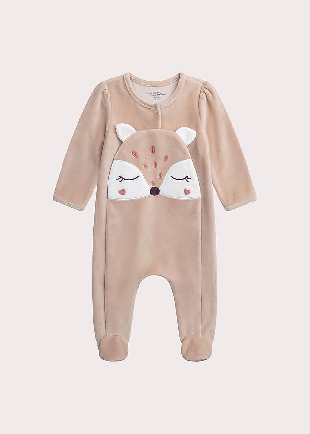 Комбінезон, велюровий, Бежевий, Du pareil au meme Франція, 26OZ