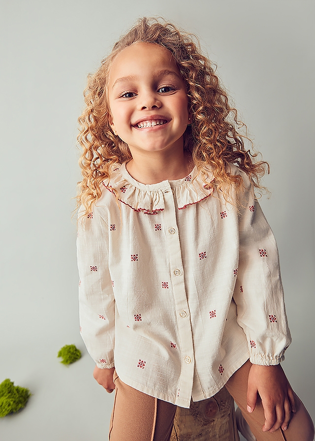 Блуза, Кремовий, Mayoral Іспанія, 26OZ