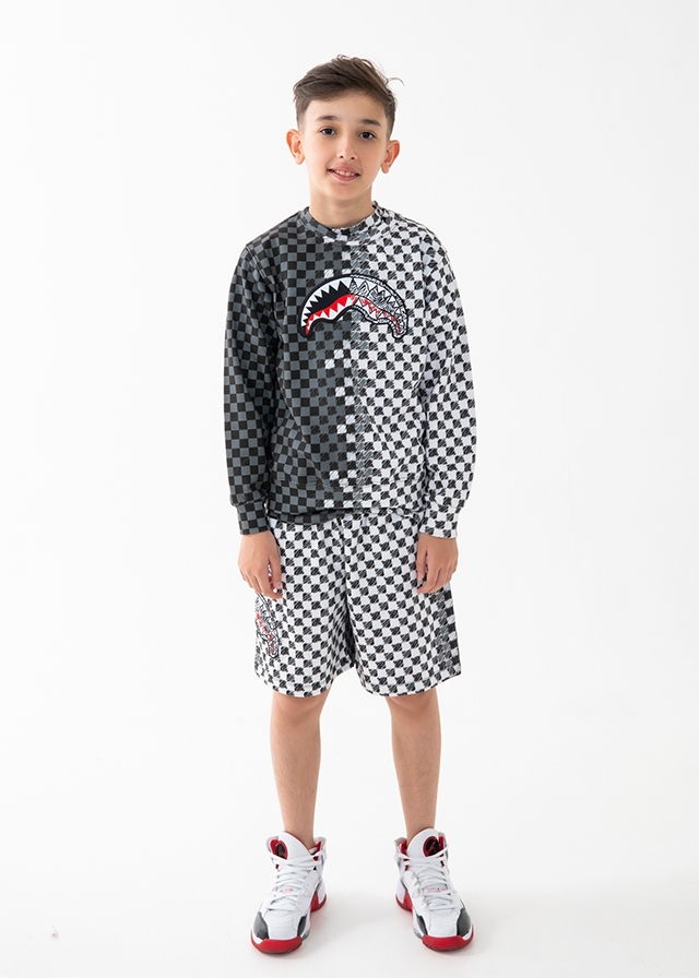 Пуловер, Темно-сірий, SPRAYGROUND США, 26VL