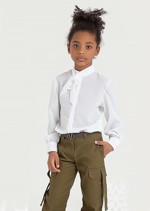 Блуза, довгий рукав, Кремовий, VICOLO Італія, 25OZ