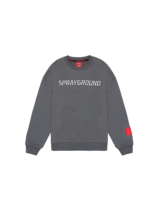 Пуловер, утеплений, Темно-сірий, SPRAYGROUND США, 26OZ Пуловер, утеплений, Темно-сірий, SPRAYGROUND США, 26OZ