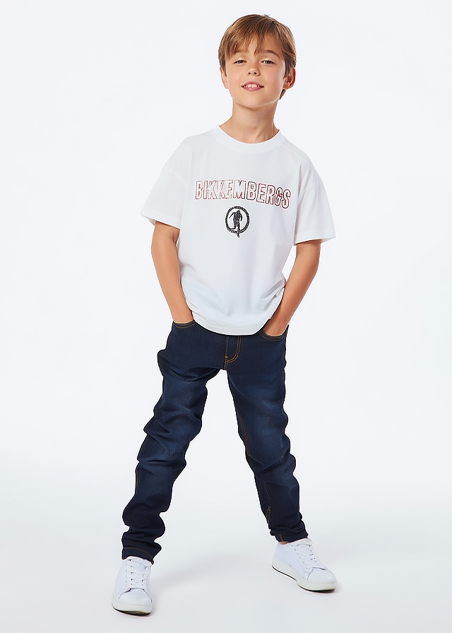 Футболка, Кремовий, Bikkembergs Італія, 26VL