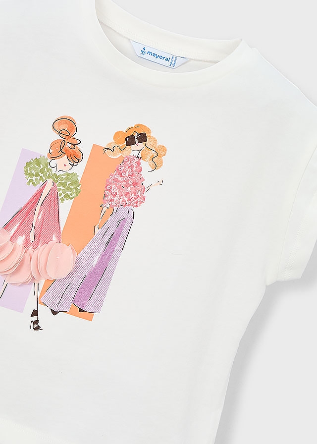 Футболка, Кремовий, Mayoral Іспанія, 26VL