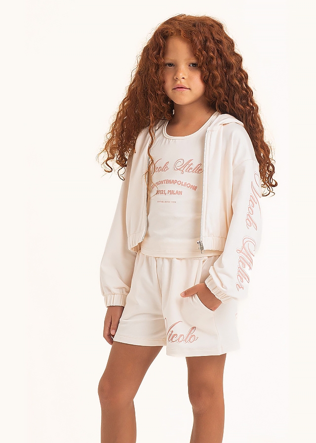 Футболка, Майка, Кремовий, VICOLO Італія, 25VL