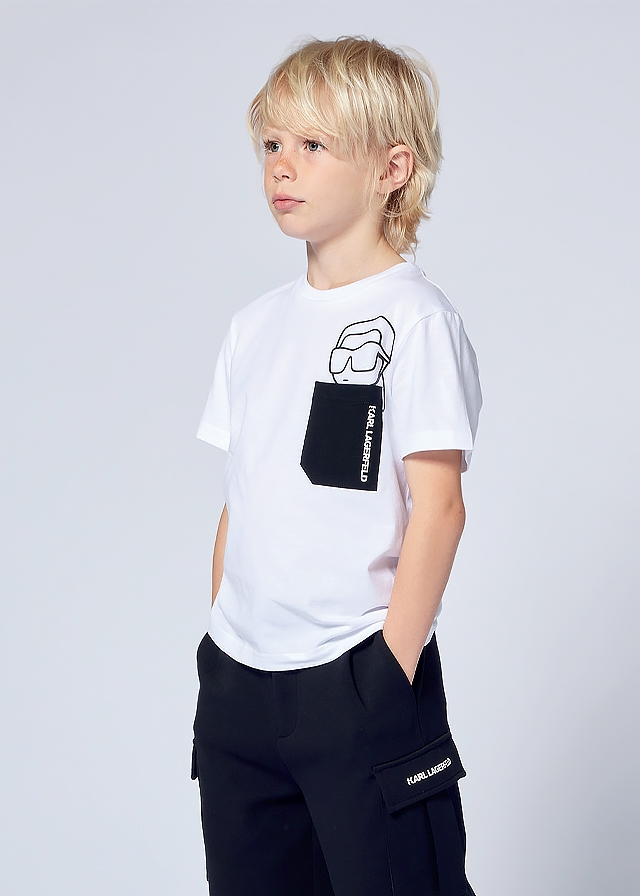 Футболка, Білий, Karl Lagerfeld  Німеччина, 25VL