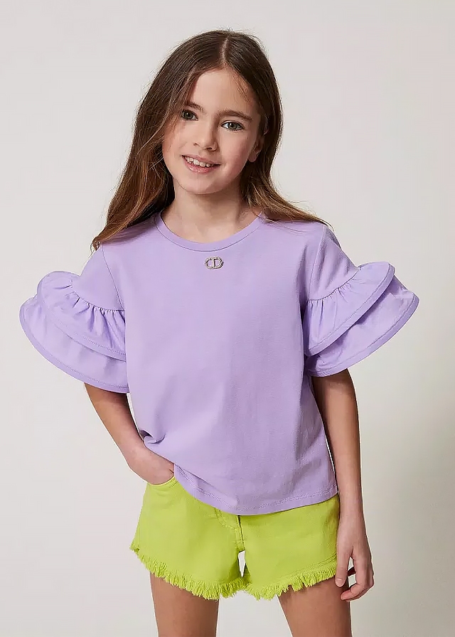 Футболка, Бузковий, TWINSET Італія, 25VL