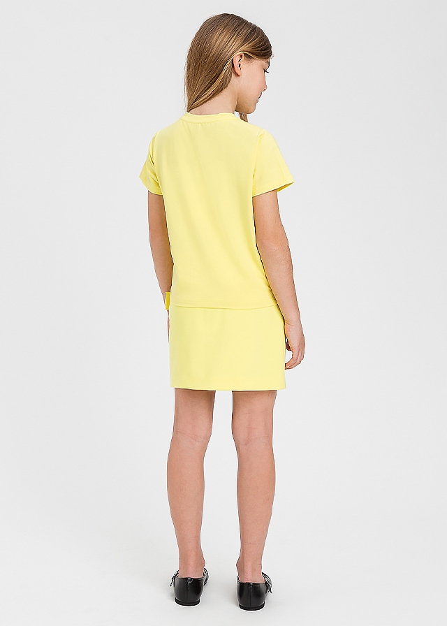 Спідниця, Жовтий, TWINSET Італія, 26VL