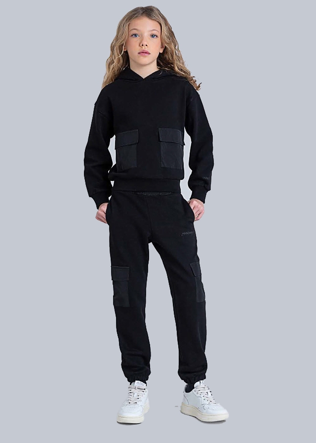 Штани, тринитка, Чорний, HINNOMINATE Італія, 25OZ