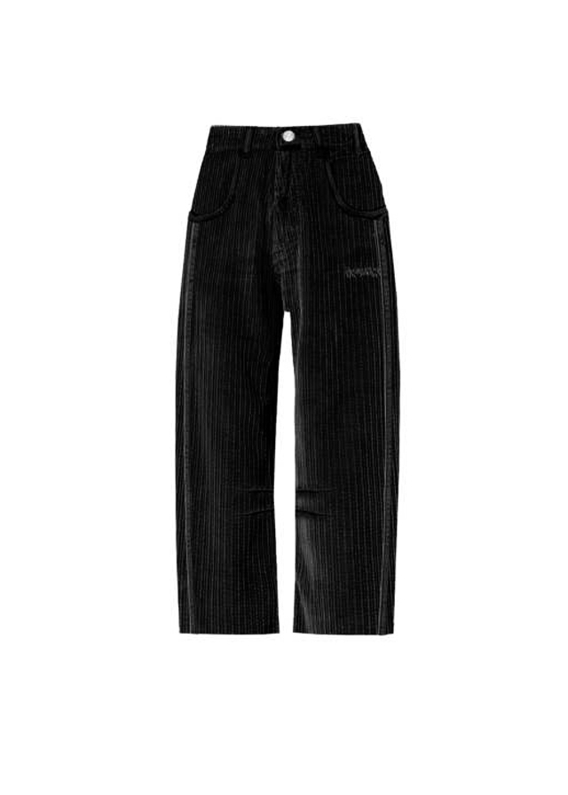 Штани, вельветові, Чорний, DISCLAIMER Італія, 26OZ