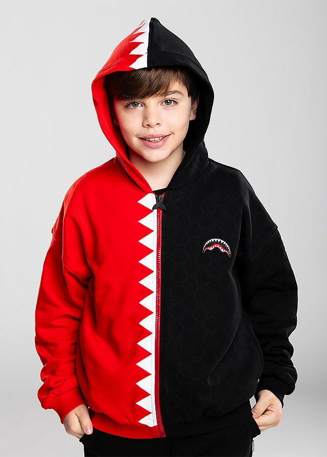 Кофта, з капюшоном, утеплена, Червоний, SPRAYGROUND США, 26OZ