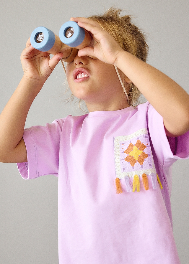 Комплект, Футболка + легінси, Бузковий, Mayoral Іспанія, 26VL