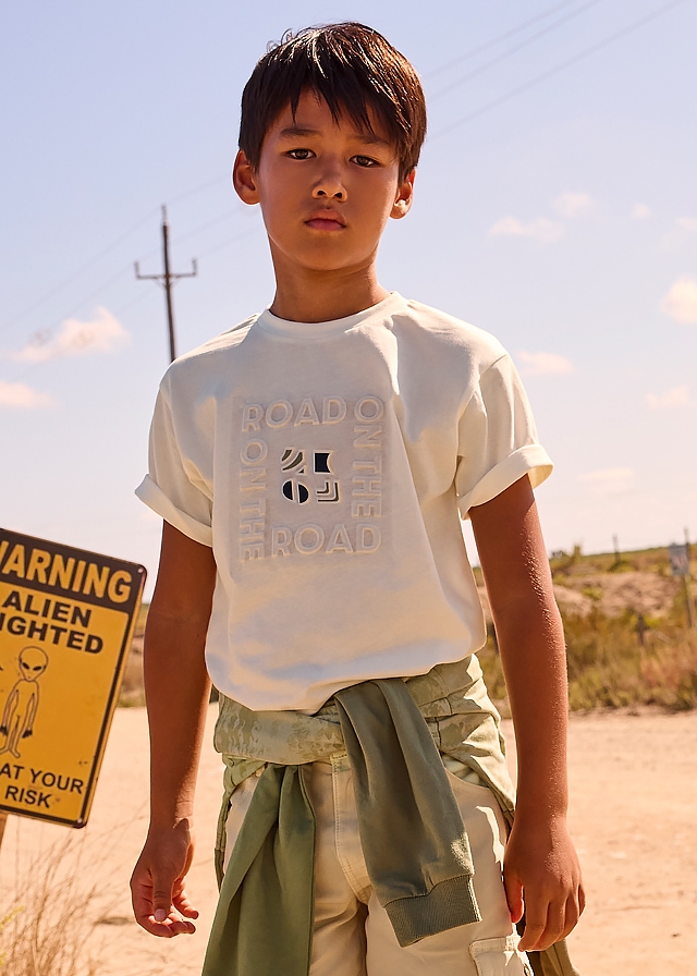 Футболка, Кремовий, Mayoral Іспанія, 26VL