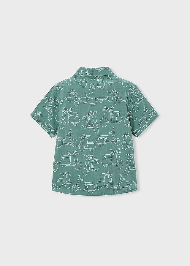 Сорочка, короткий рукав, Зелений, Mayoral Іспанія, 26VL