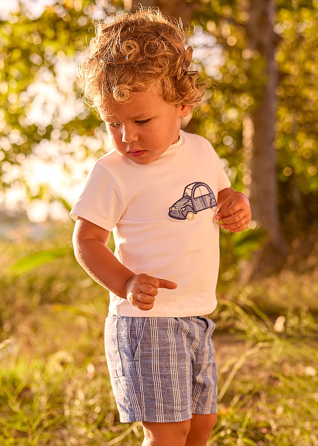 Комплект, Футболка + шорти, Синій, Mayoral Іспанія, 26VL