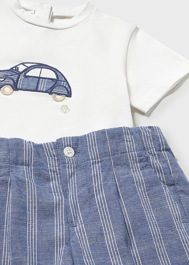 Комплект, Футболка + шорти, Синій, Mayoral Іспанія, 26VL