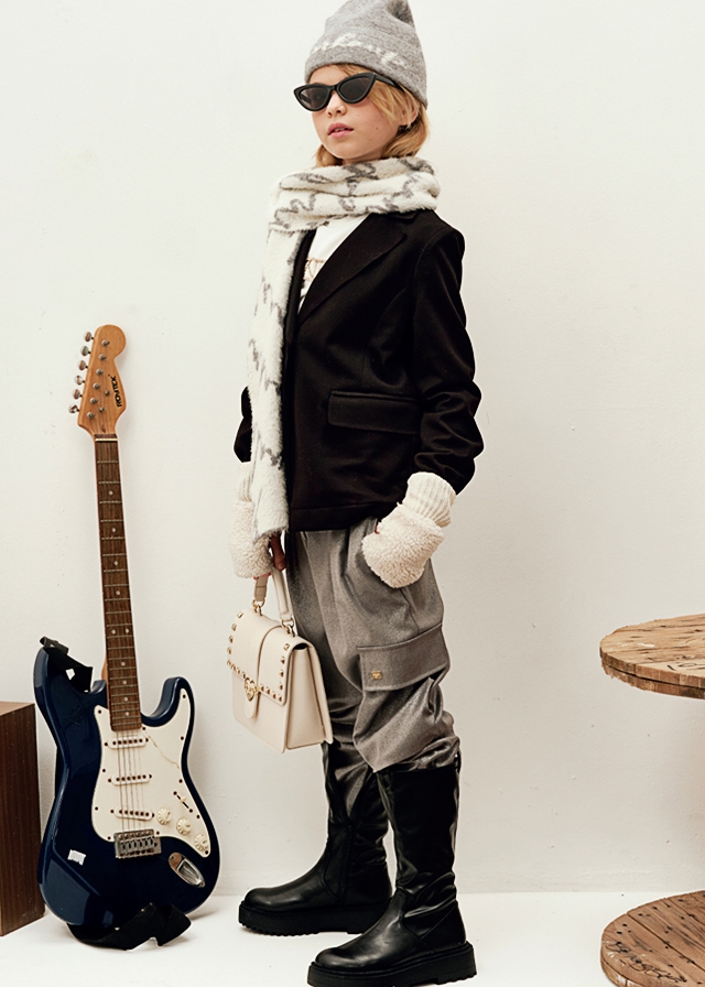 Штани, з люрексом, Сірий, PINKO UP Італія, 25OZ