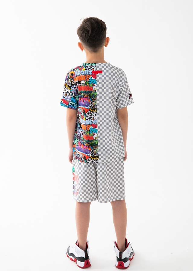 Футболка, Сірий, SPRAYGROUND США, 26VL