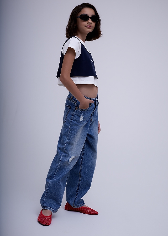 Футболка, + майка Білий,, Темно-синій, Patrizia Pepe Італія, 26VL