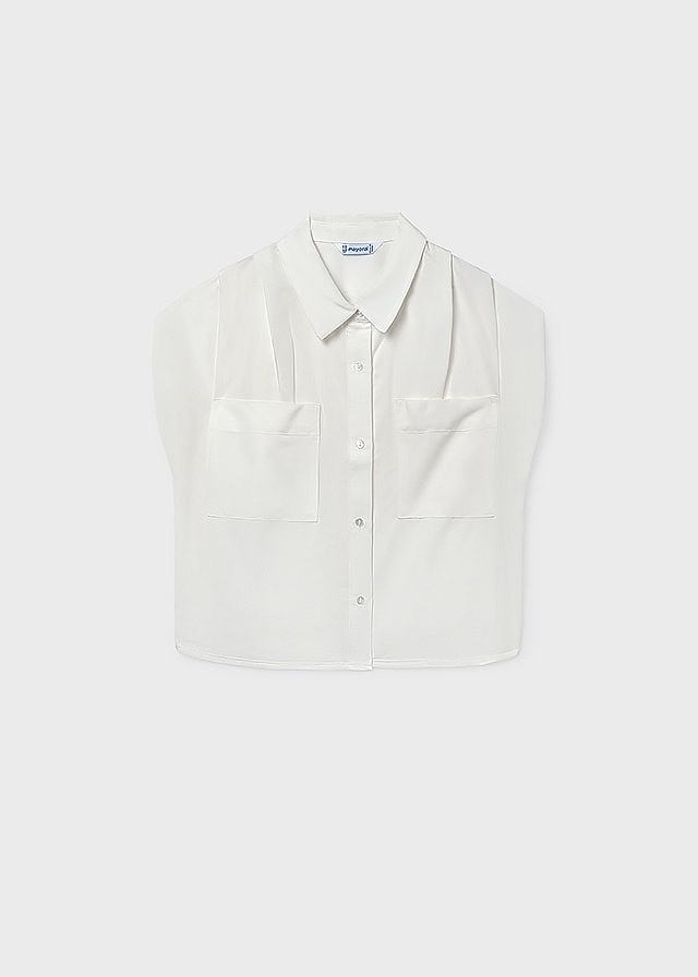 Блуза, Кремовий, Mayoral Іспанія, 26VL Блуза, Кремовий, Mayoral Іспанія, 26VL