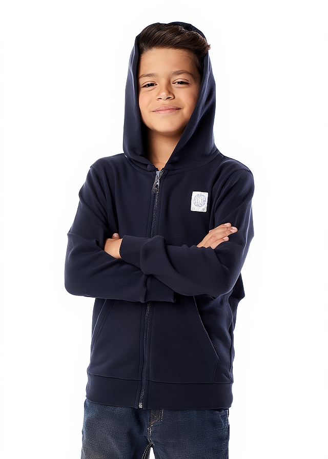 Кофта, з капюшоном, Чорний, Bikkembergs Італія, 26VL