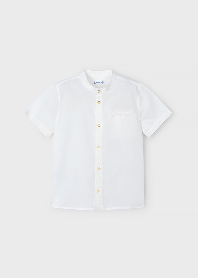Сорочка, короткий рукав, Кремовий, Mayoral Іспанія, 25VL
