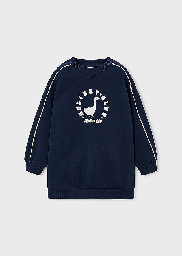 Светр, подовжений утеплений, Темно-синій, Mayoral Іспанія, 26OZ Светр, подовжений утеплений, Темно-синій, Mayoral Іспанія, 26OZ