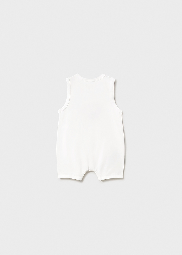 Комплект, Напівкомбінезон без рукавів 2 шт. + панамка, Синій, Mayoral Іспанія, 26VL