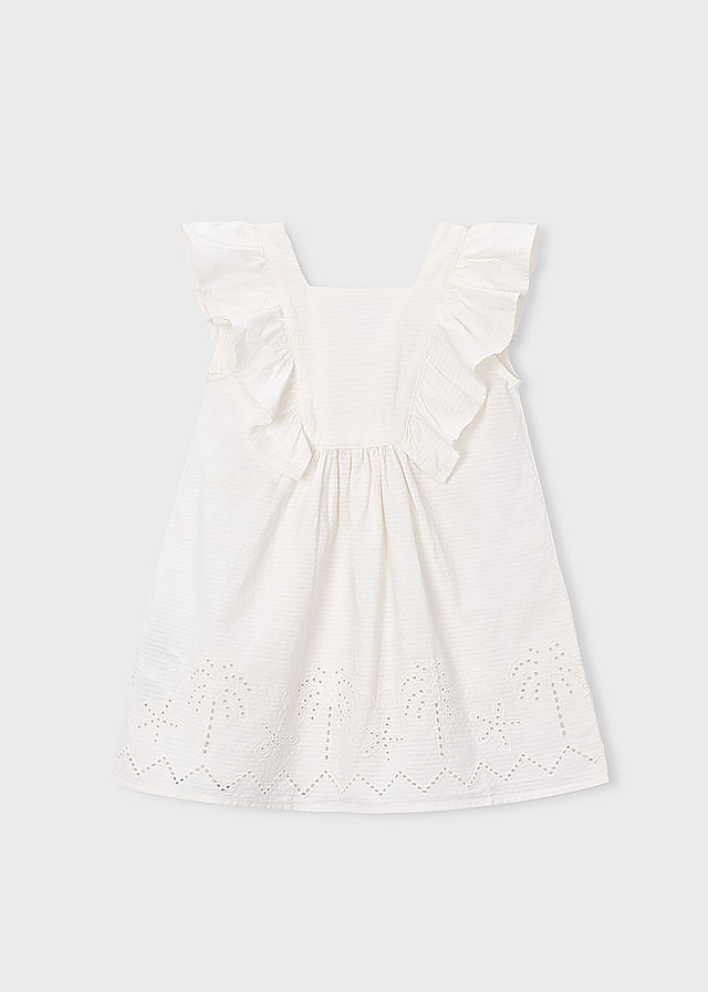 Сукня, Кремовий, Mayoral Іспанія, 26VL Сукня, Кремовий, Mayoral Іспанія, 26VL