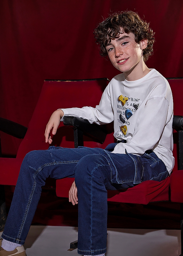 Штани, Джинси, Темно-синій, Mayoral Іспанія, 26OZ