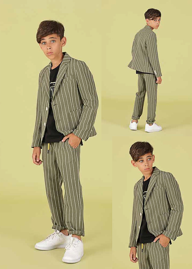 Комплект, Піджак + штани, Зелений, DATCH Італія, 24VL