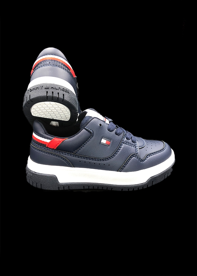 Кросівки, LOW  CUT, Темно-синій, TOMMY-HILFIGER США, 24VL
