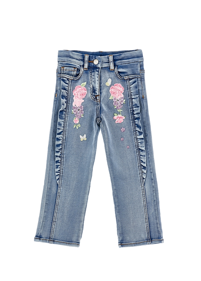 Штани, Джинси, Синій, MONNALISA Італія, 26VL