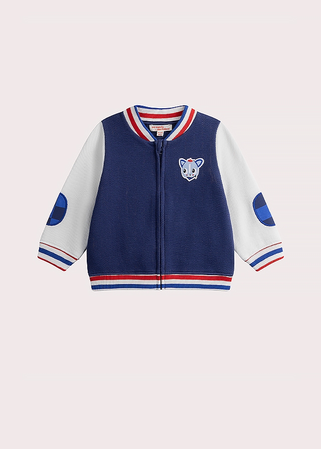 Кофта, (легке утеплення), Синій, Du pareil au meme Франція, 25VL