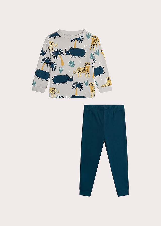 Піжама, Джемпер + штани, Сірий, Du pareil au meme Франція, 26OZ