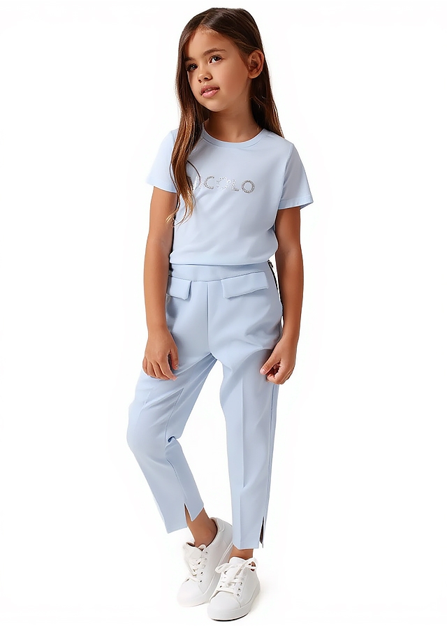 Футболка, Блакитний, VICOLO Італія, 26VL