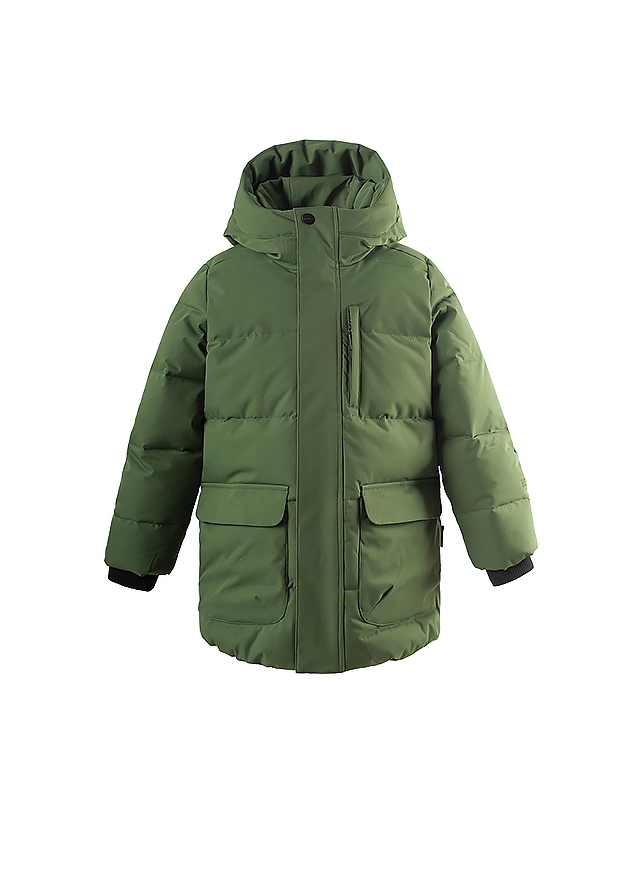 Куртка, TIGER EYE з капюшоном . тепла та водонепроникна, Зелений, GOSOAKY Нідерланди, 26OZ