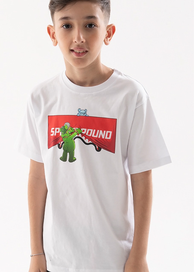 Футболка, Білий, SPRAYGROUND США, 26VL