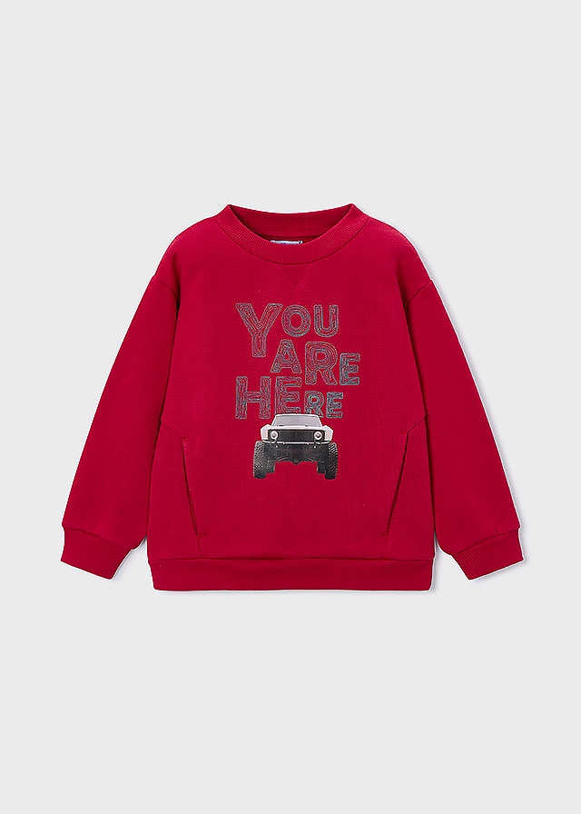 Пуловер, утеплений, Червоний, Mayoral Іспанія, 26OZ