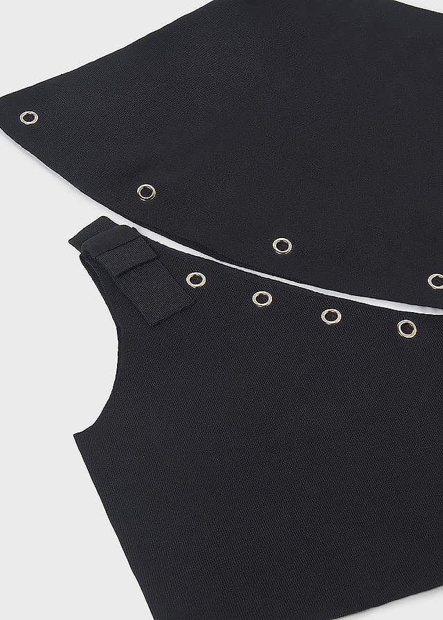 Комплект, Топ + спідниця, Чорний, Mayoral Іспанія, 26VL