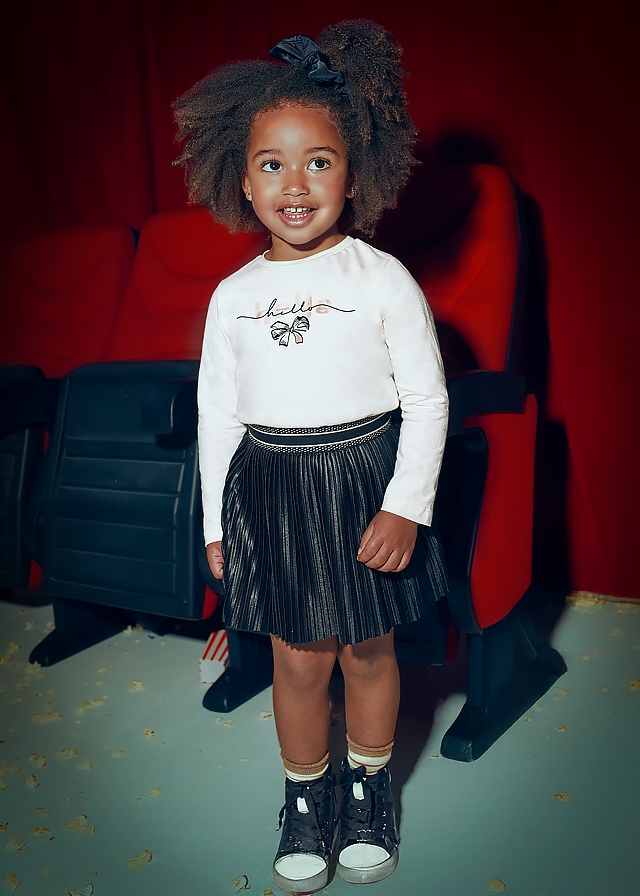 Джемпер, + прикраса для волосся, Кремовий, Mayoral Іспанія, 26OZ