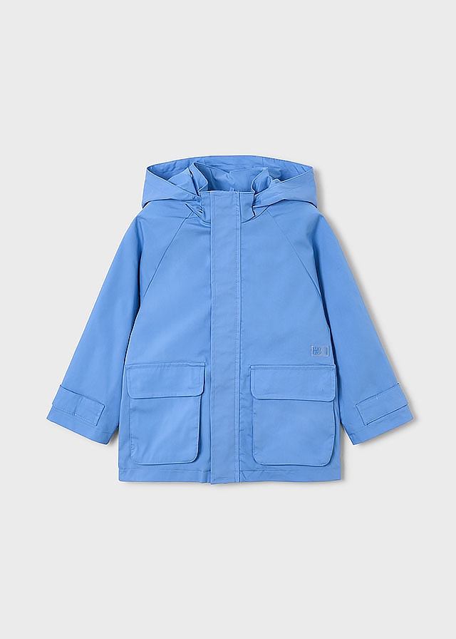 Куртка, з капюшоном, Блакитний, Mayoral Іспанія, 26VL