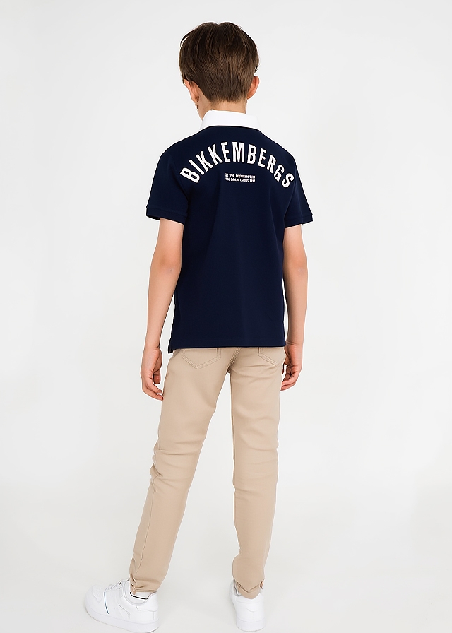 Футболка, POLO, Чорний, Bikkembergs Італія, 26VL