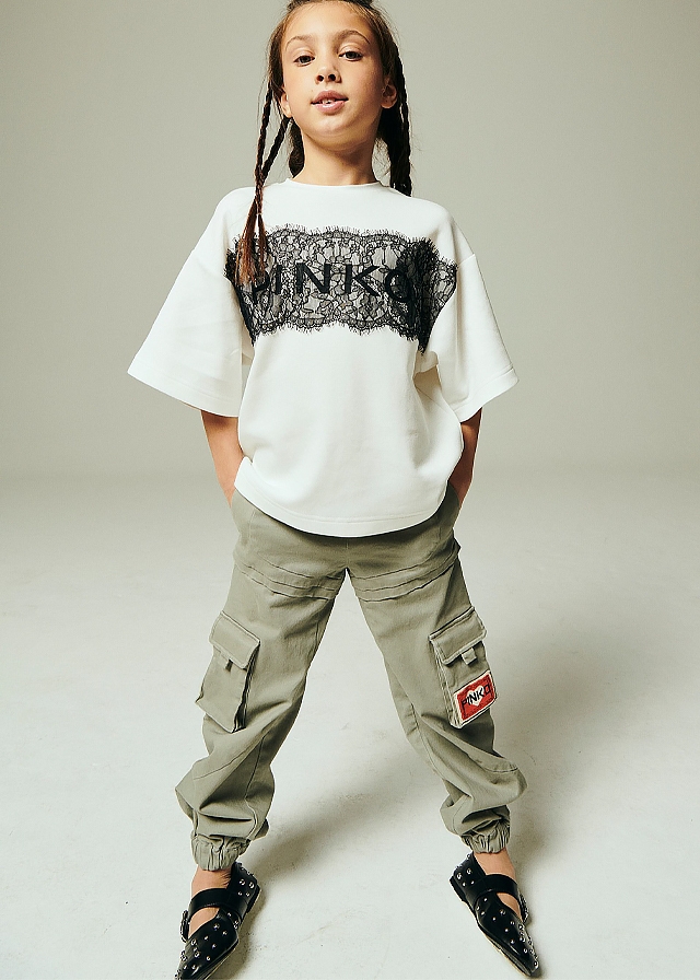 Футболка, Кремовий, PINKO UP Італія, 26OZ