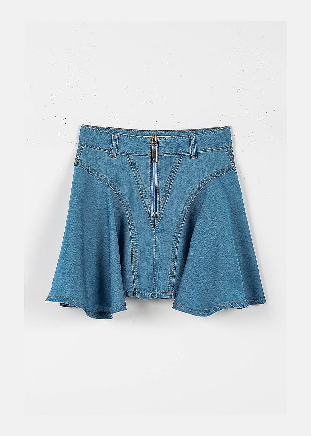 Спідниця, Синій, TWINSET Італія, 26VL