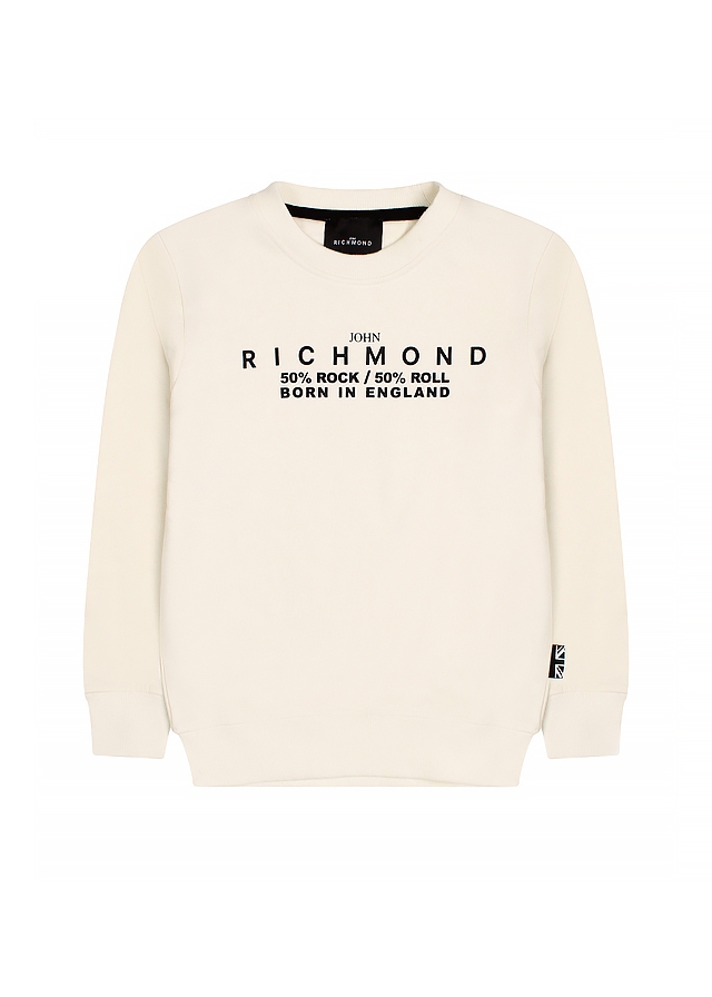 Пуловер, тринитка, Білий, RICHMOND Італія, 25OZ